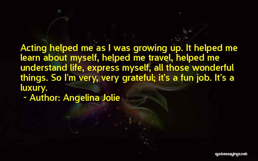About Me Travel Quotes By Angelina Jolie