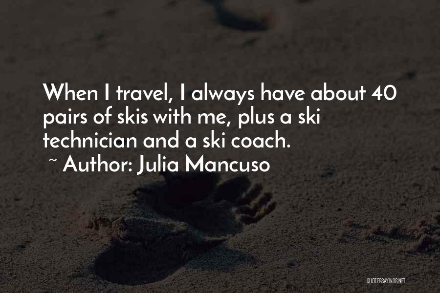 About Me Travel Quotes By Julia Mancuso