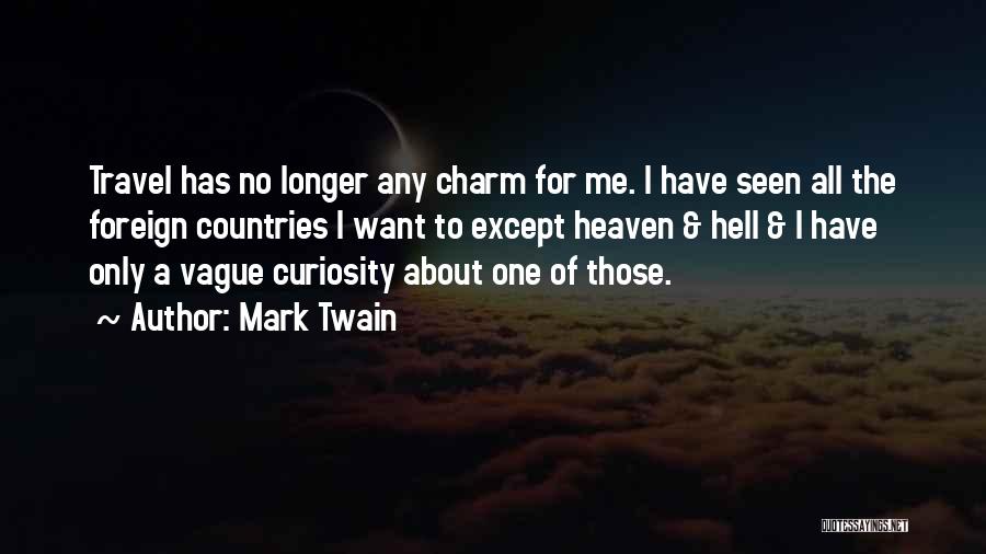 About Me Travel Quotes By Mark Twain