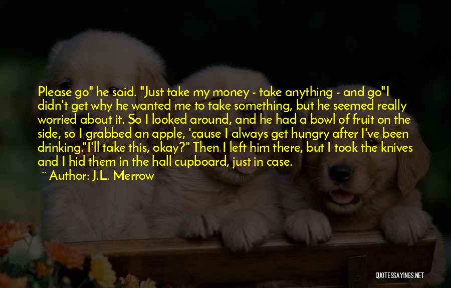 About My Money Quotes By J.L. Merrow