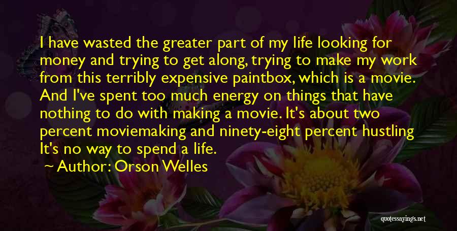 About My Money Quotes By Orson Welles