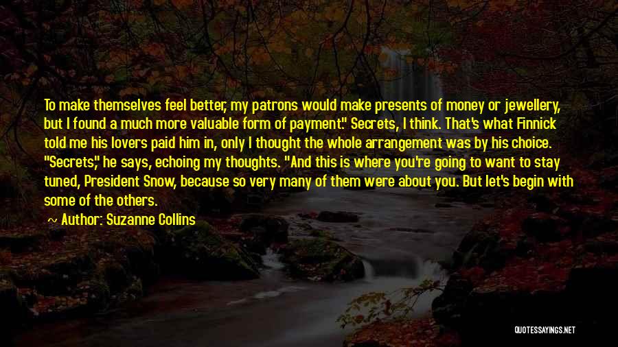 About My Money Quotes By Suzanne Collins