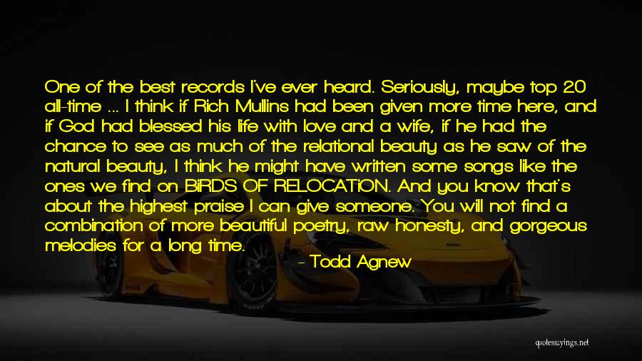 About Natural Beauty Quotes By Todd Agnew