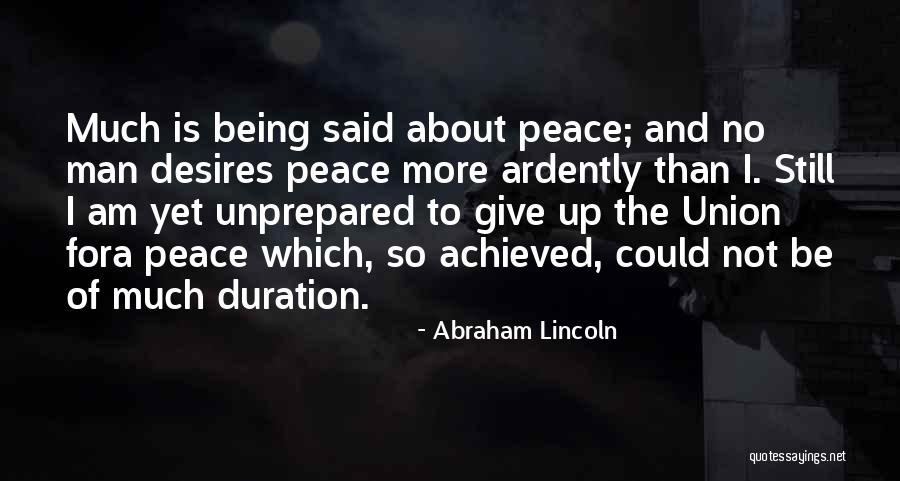 About Not Giving Up Quotes By Abraham Lincoln