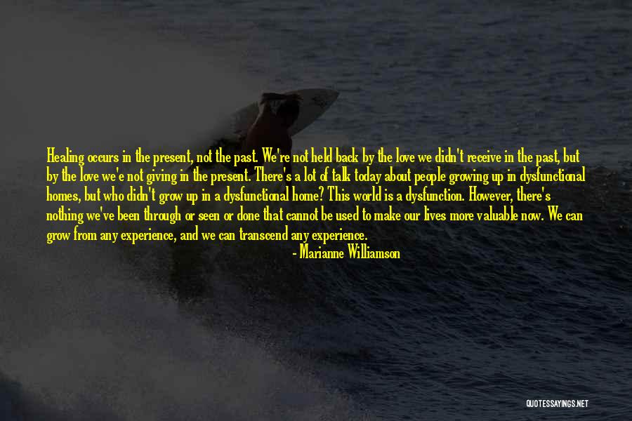 About Not Giving Up Quotes By Marianne Williamson