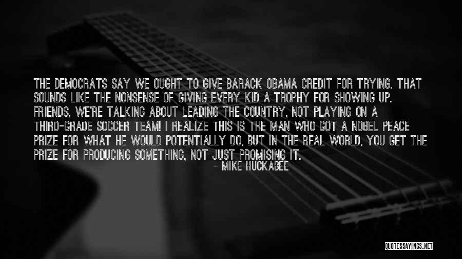 About Not Giving Up Quotes By Mike Huckabee