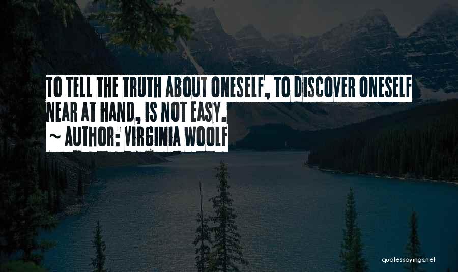 About Oneself Quotes By Virginia Woolf