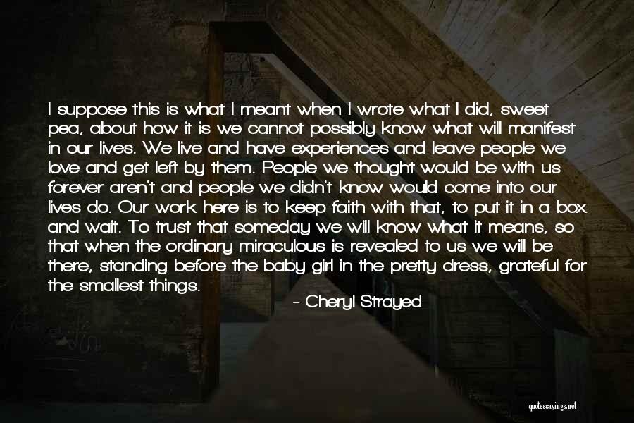 About Pretty Girl Quotes By Cheryl Strayed