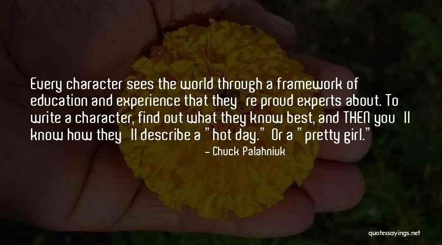 About Pretty Girl Quotes By Chuck Palahniuk