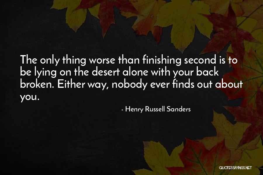 About Quotes By Henry Russell Sanders