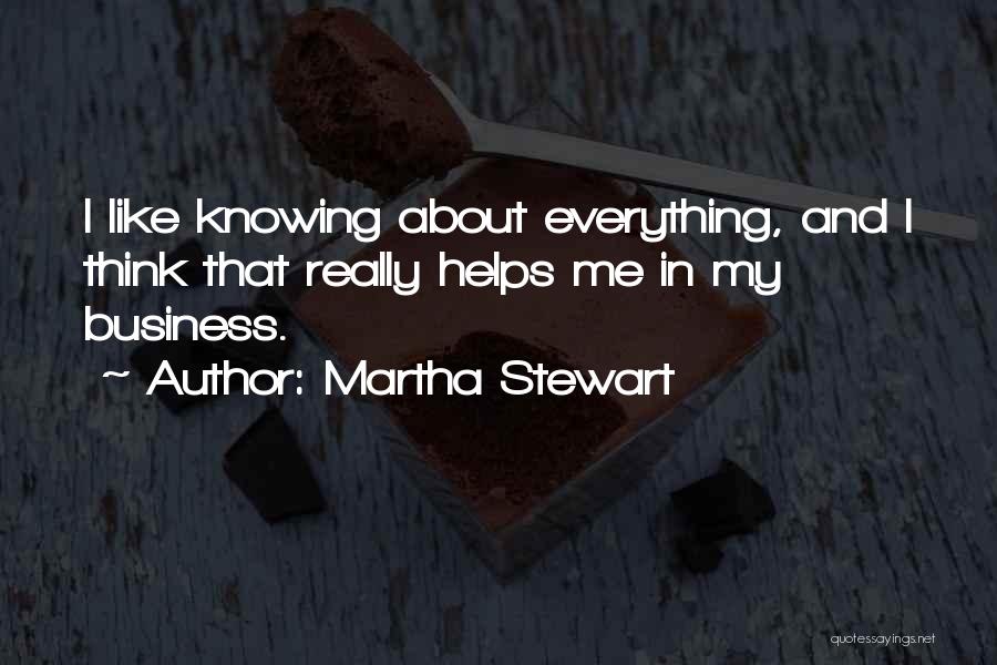 About Quotes By Martha Stewart
