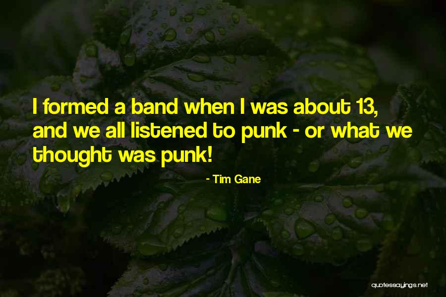 About Quotes By Tim Gane