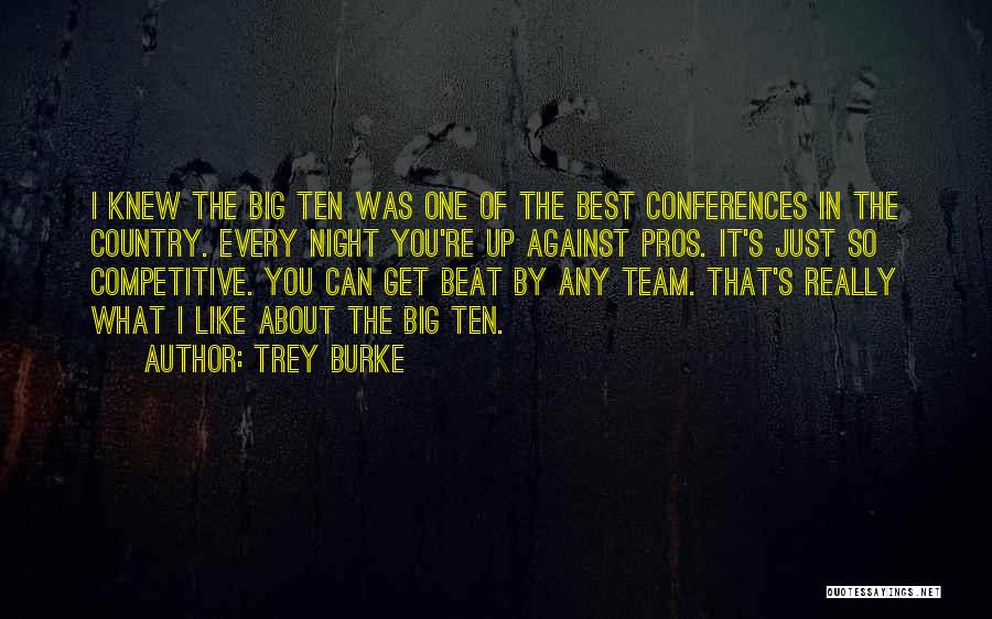 About That Night Quotes By Trey Burke