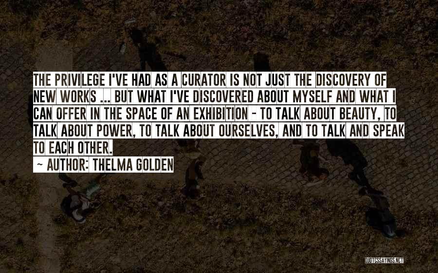 About The Beauty Quotes By Thelma Golden