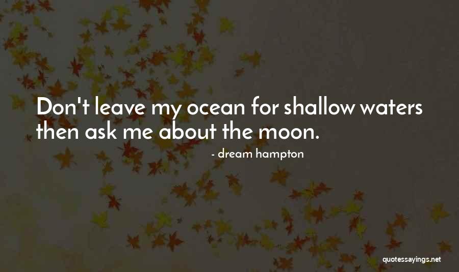 About The Moon Quotes By Dream Hampton