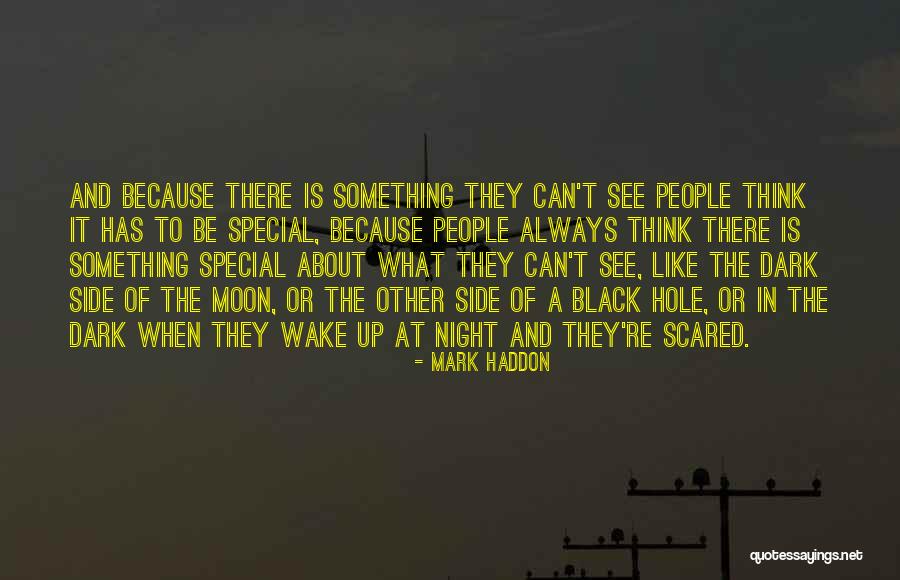 About The Moon Quotes By Mark Haddon