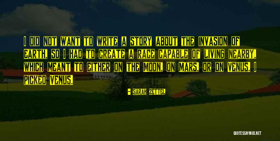 About The Moon Quotes By Sarah Zettel