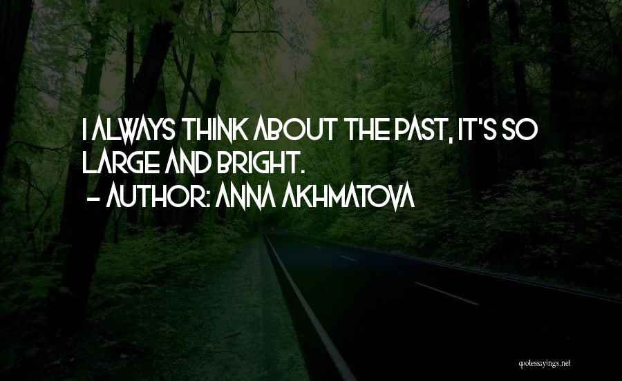 About The Past Quotes By Anna Akhmatova