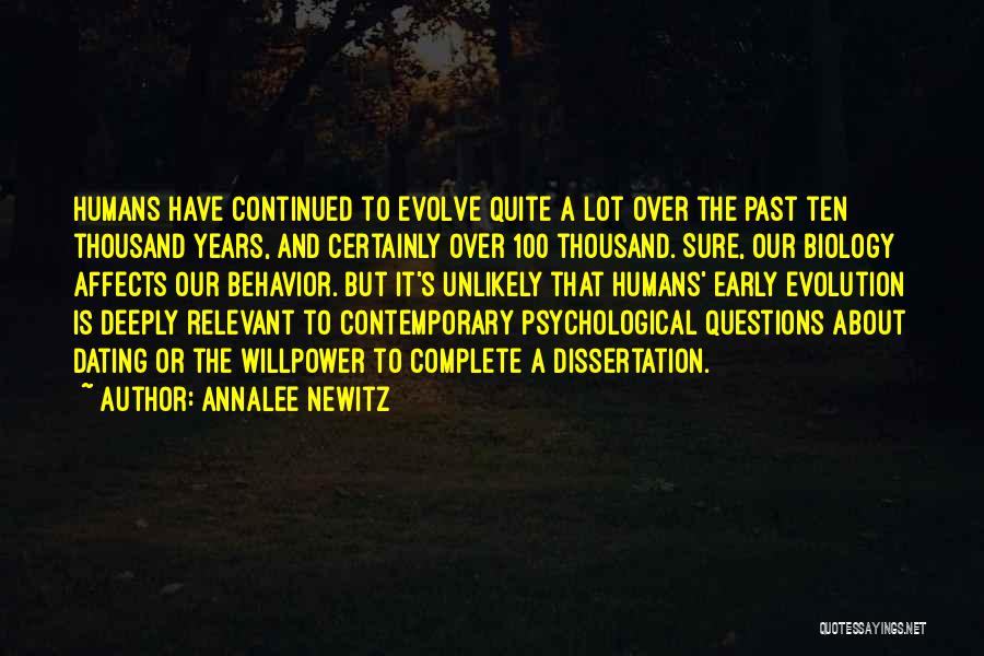 About The Past Quotes By Annalee Newitz