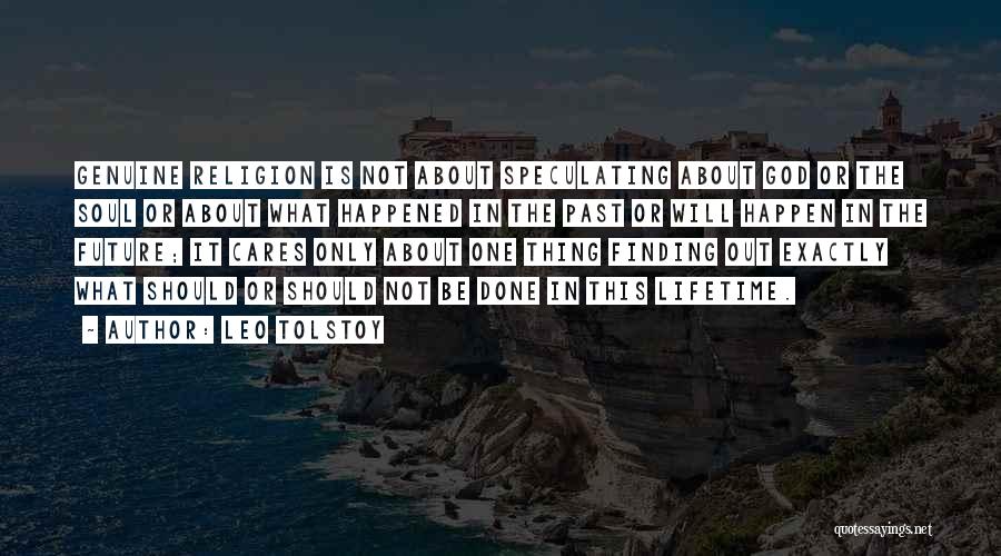 About The Past Quotes By Leo Tolstoy