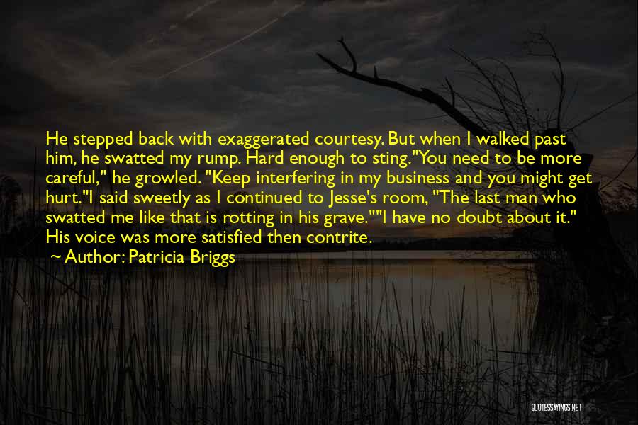 About The Past Quotes By Patricia Briggs