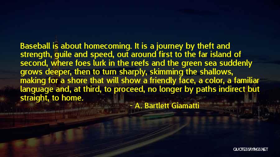 About The Sea Quotes By A. Bartlett Giamatti