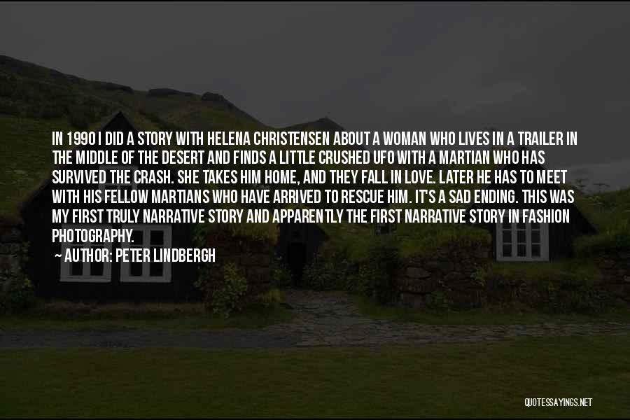 About To Fall In Love Quotes By Peter Lindbergh