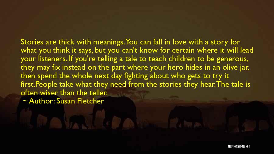 About To Fall In Love Quotes By Susan Fletcher