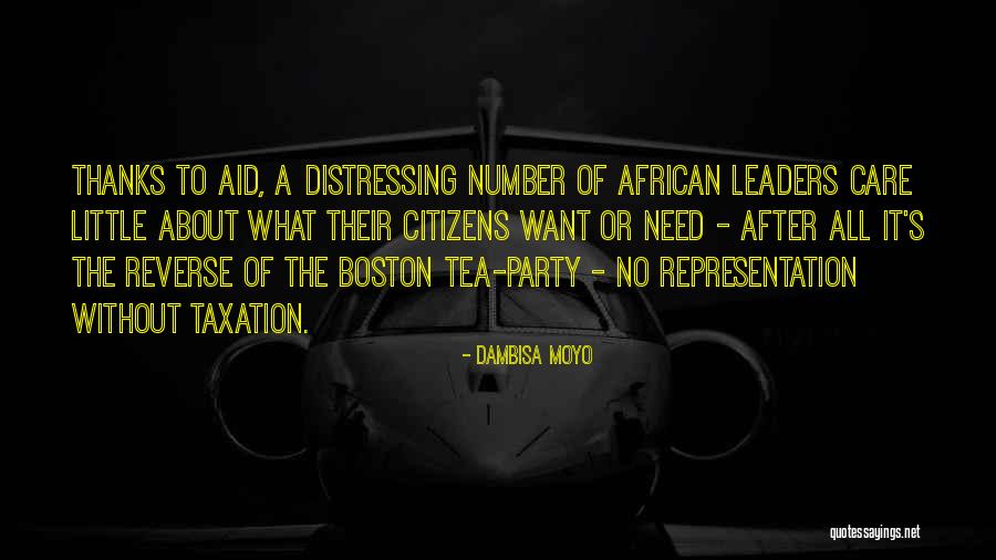 About To Party Quotes By Dambisa Moyo