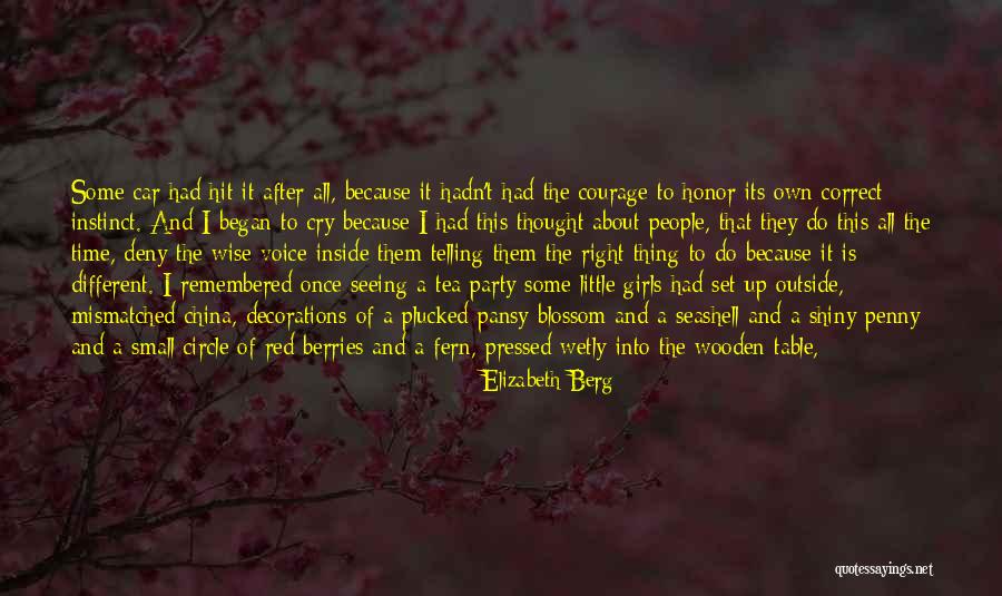 About To Party Quotes By Elizabeth Berg