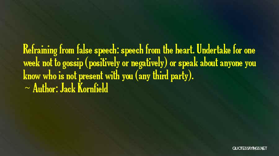 About To Party Quotes By Jack Kornfield