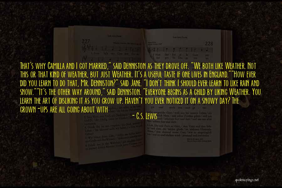 About To Rain Quotes By C.S. Lewis About To Rain Quotes By C.S. Lewis