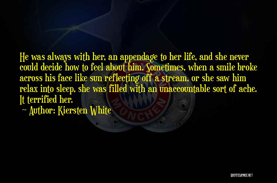 About To Sleep Quotes By Kiersten White