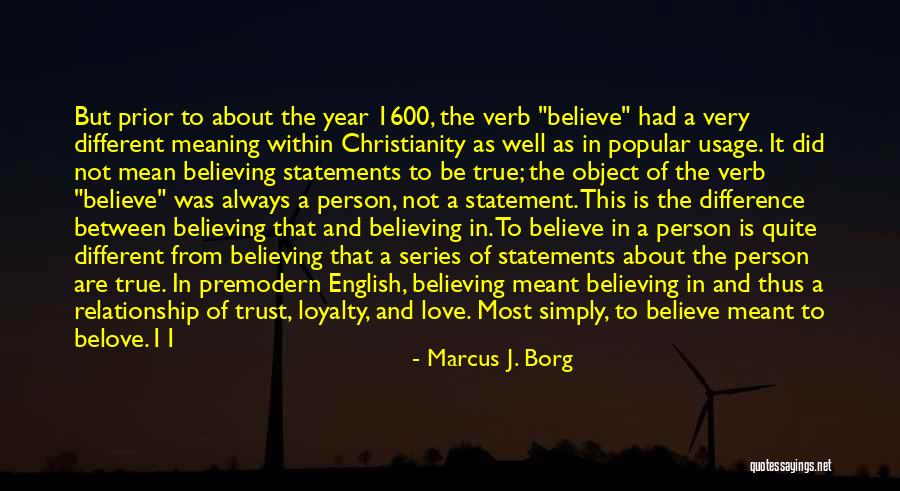 About True Love Quotes By Marcus J. Borg