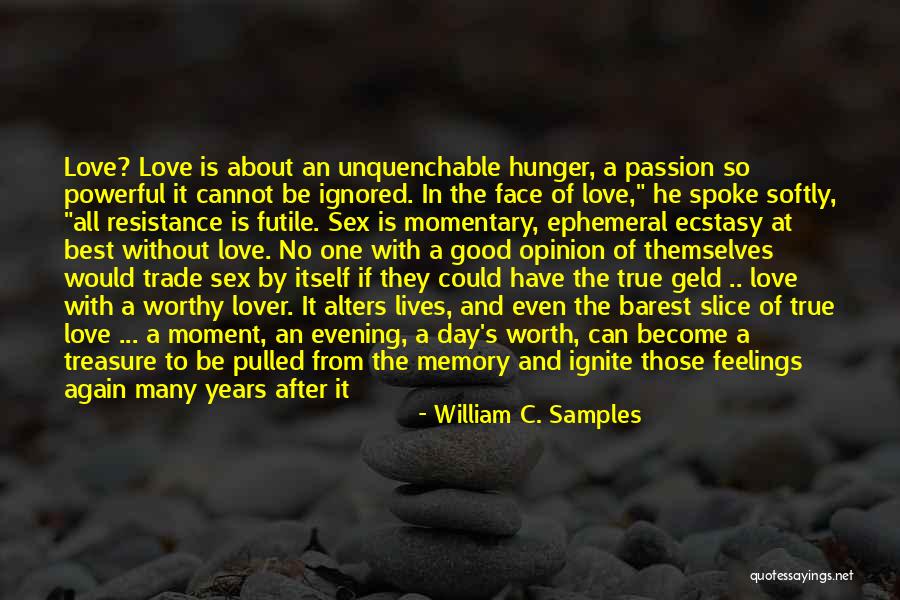 About True Love Quotes By William C. Samples