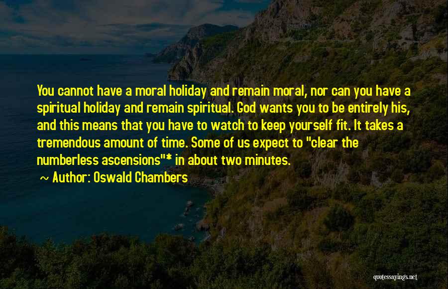 About Us Quotes By Oswald Chambers