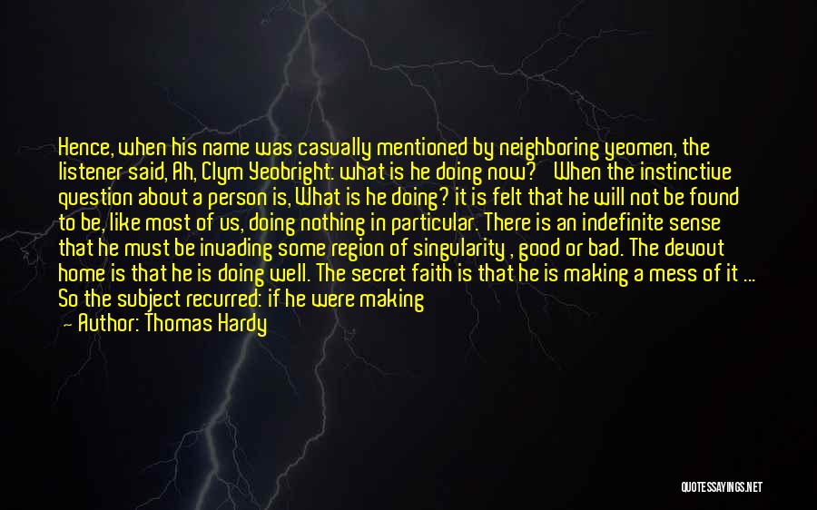 About Us Quotes By Thomas Hardy