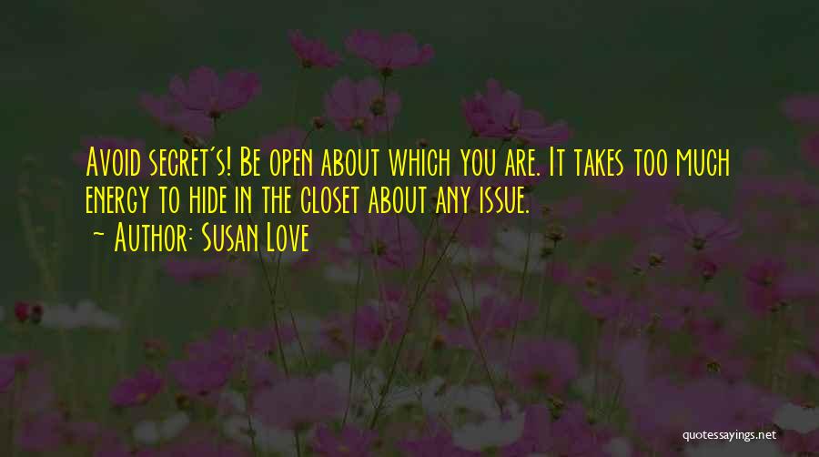 About You Love Quotes By Susan Love