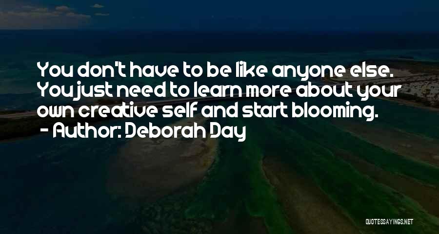 About Your Day Quotes By Deborah Day