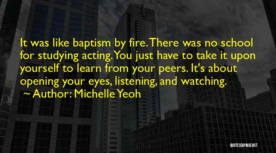 About Your Eyes Quotes By Michelle Yeoh