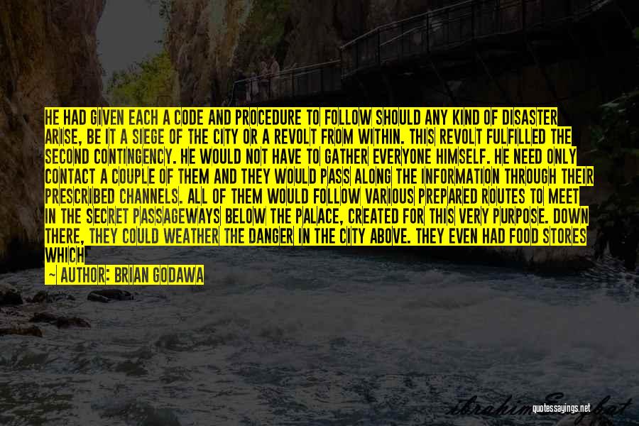Above And Below Quotes By Brian Godawa
