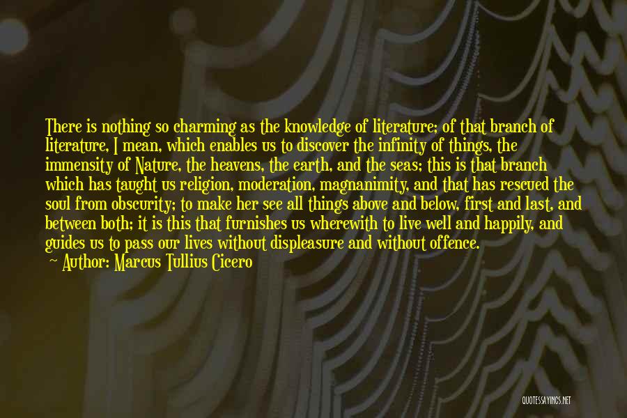 Above And Below Quotes By Marcus Tullius Cicero