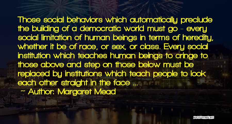 Above And Below Quotes By Margaret Mead