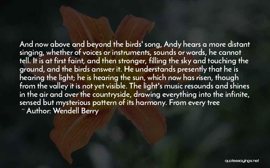 Above And Beyond Music Quotes By Wendell Berry