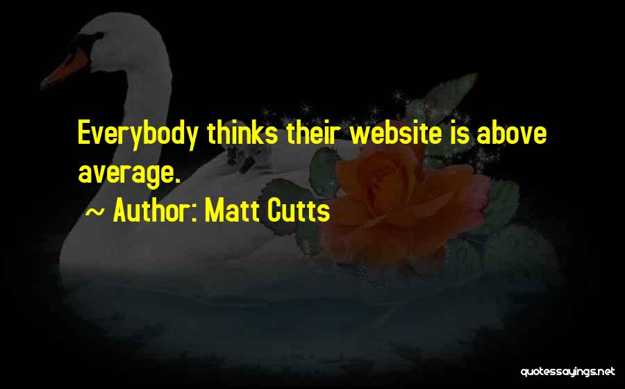Above Average Quotes By Matt Cutts