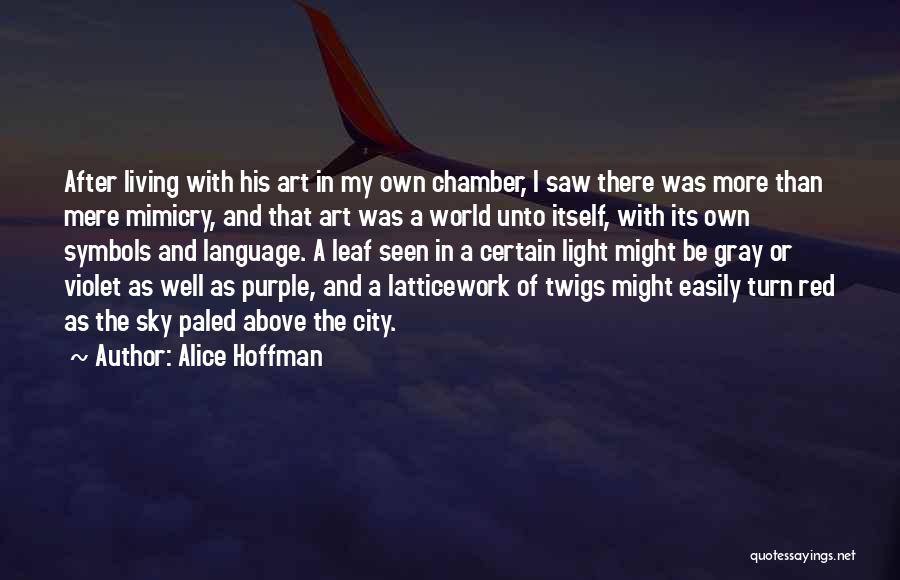 Above The City Quotes By Alice Hoffman