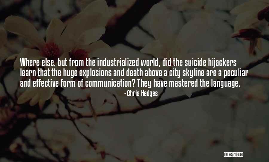 Above The City Quotes By Chris Hedges