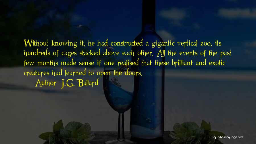 Above The City Quotes By J.G. Ballard