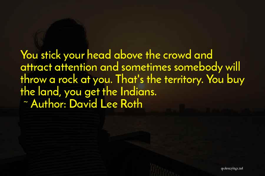 Above The Crowd Quotes By David Lee Roth