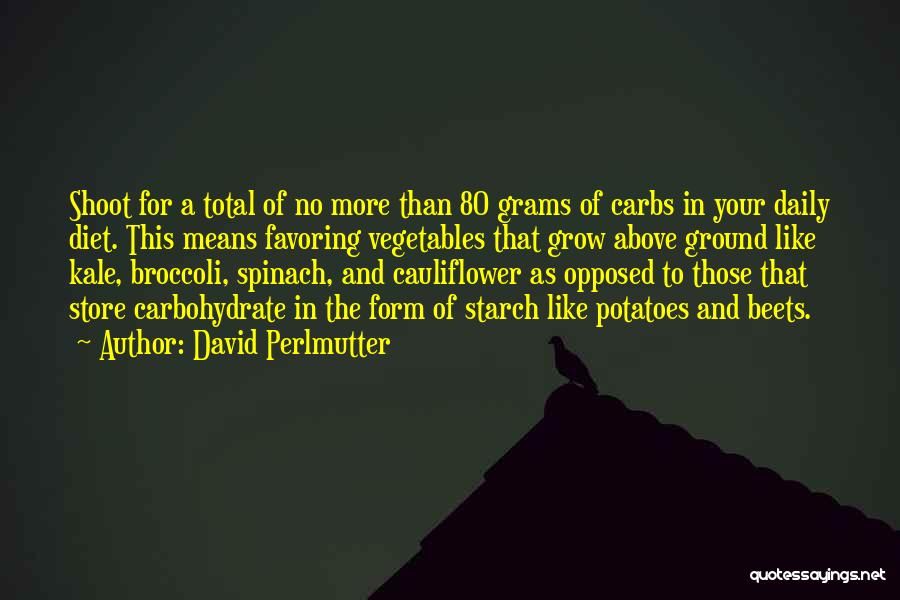 Above The Ground Quotes By David Perlmutter